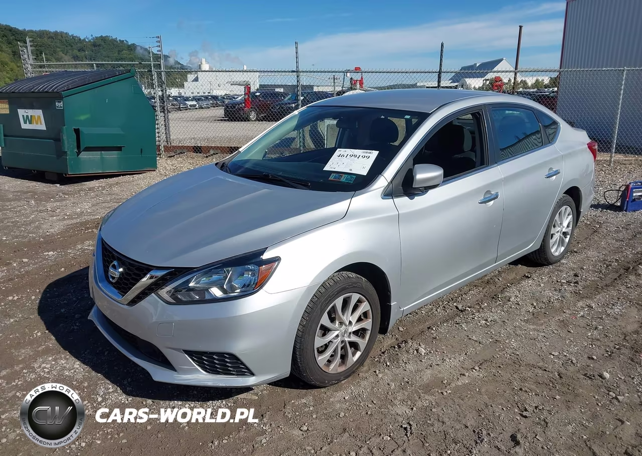 2019 Nissan Sentra Sv VIN:3N1AB7AP4KL620846 - 2
