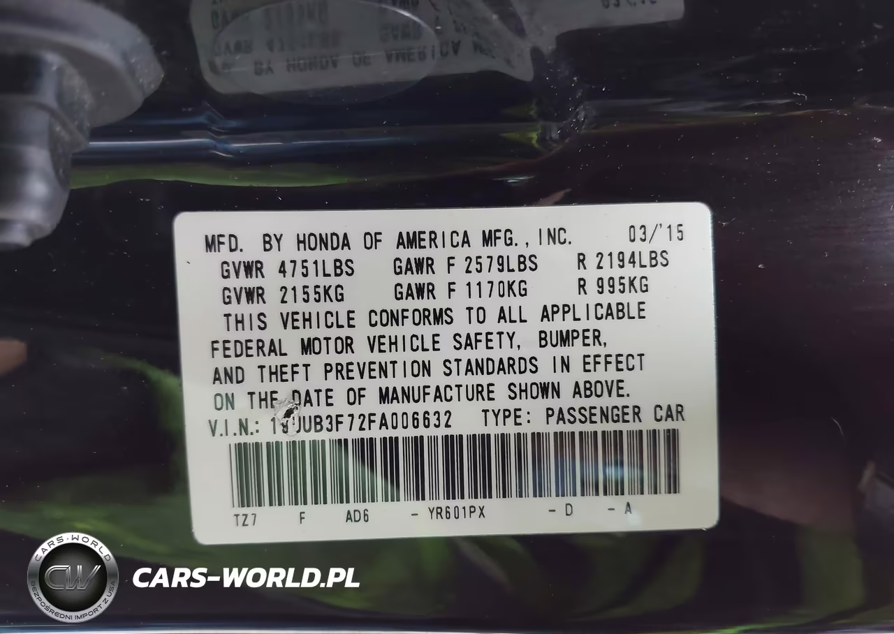 2015 Acura Tlx V6 Advance VIN:19UUB3F72FA006632 - 9