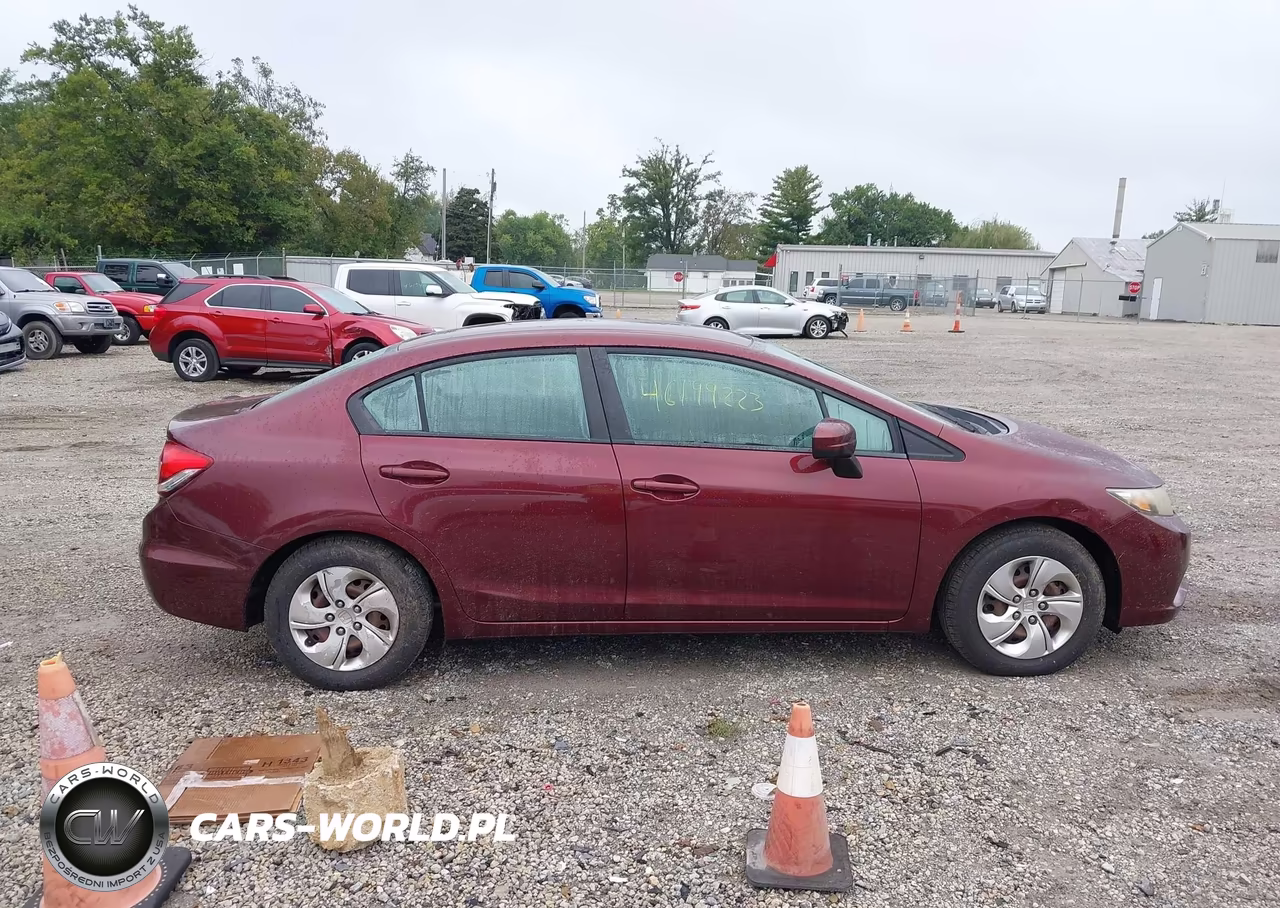 2014 Honda Civic Lx VIN:19XFB2F58EE077524 - 14