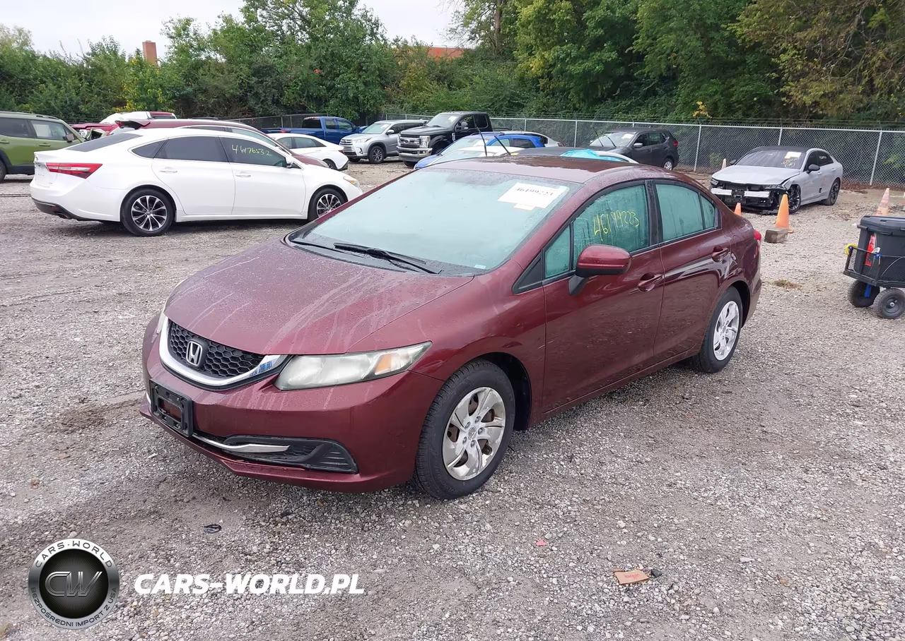 2014 Honda Civic Lx VIN:19XFB2F58EE077524 - 2
