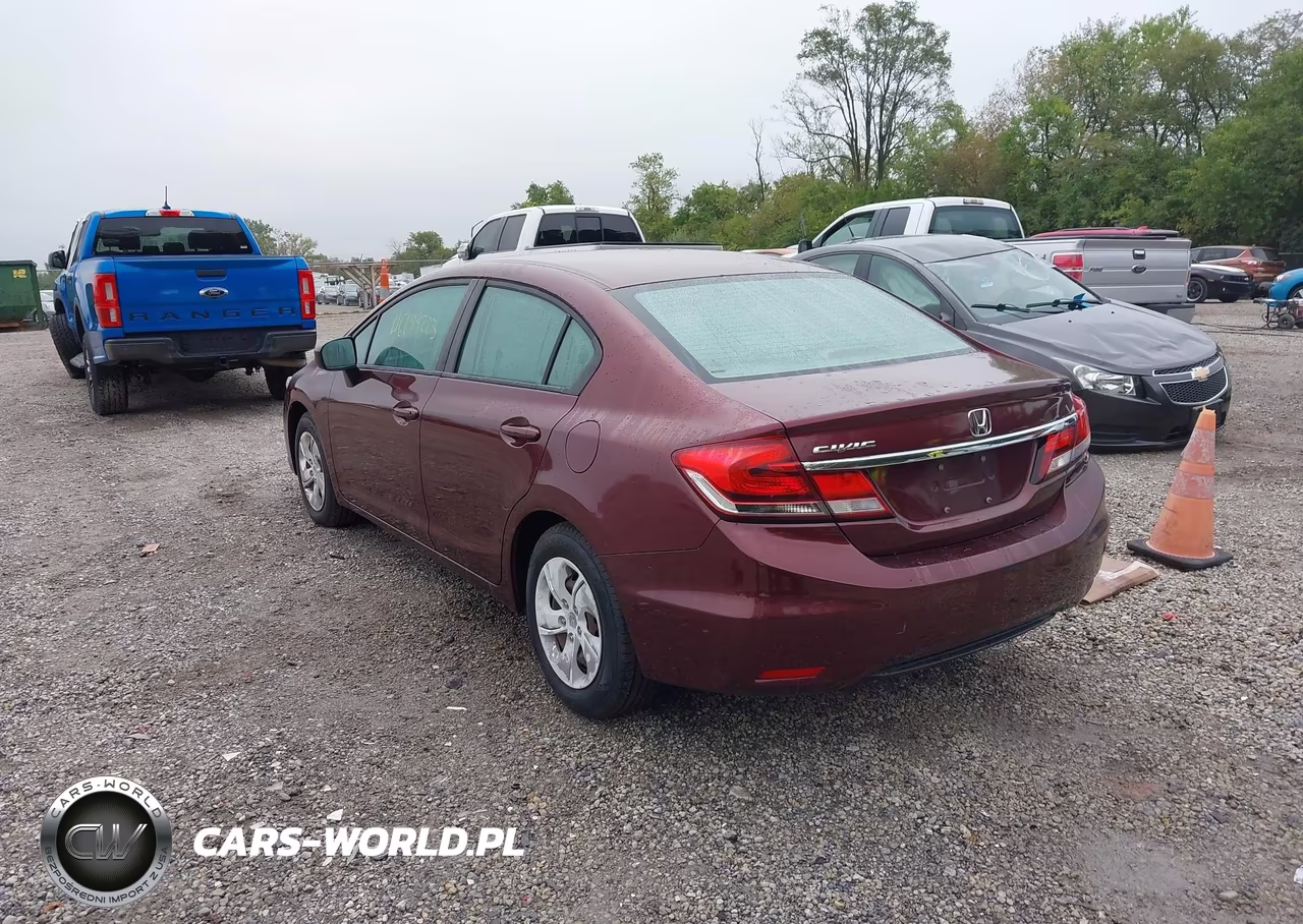 2014 Honda Civic Lx VIN:19XFB2F58EE077524 - 3