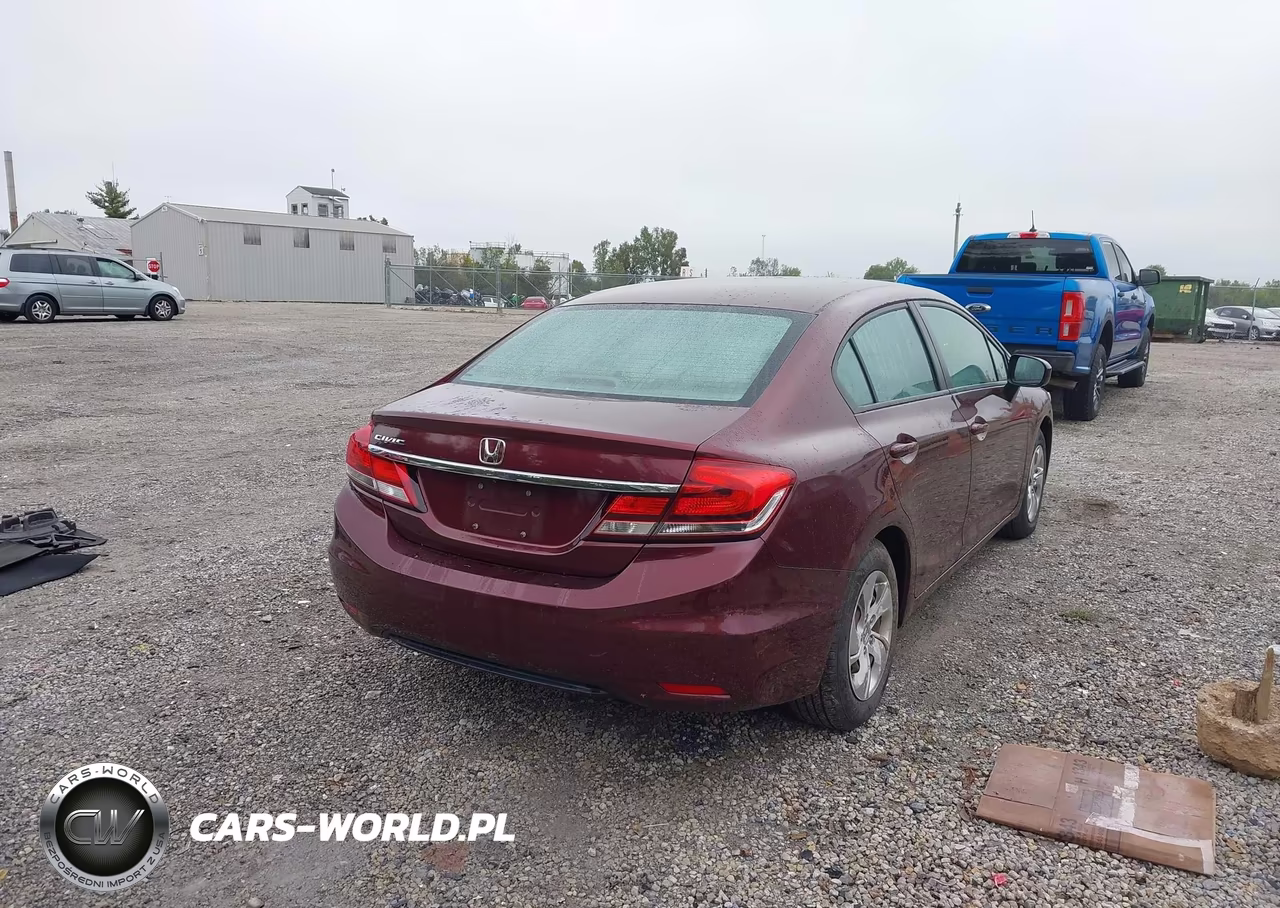 2014 Honda Civic Lx VIN:19XFB2F58EE077524 - 4