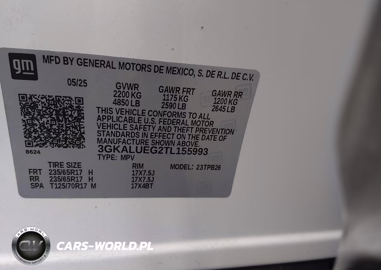 2026 GMC Terrain Awd Elevation VIN:3GKALUEG2TL155993 - 9