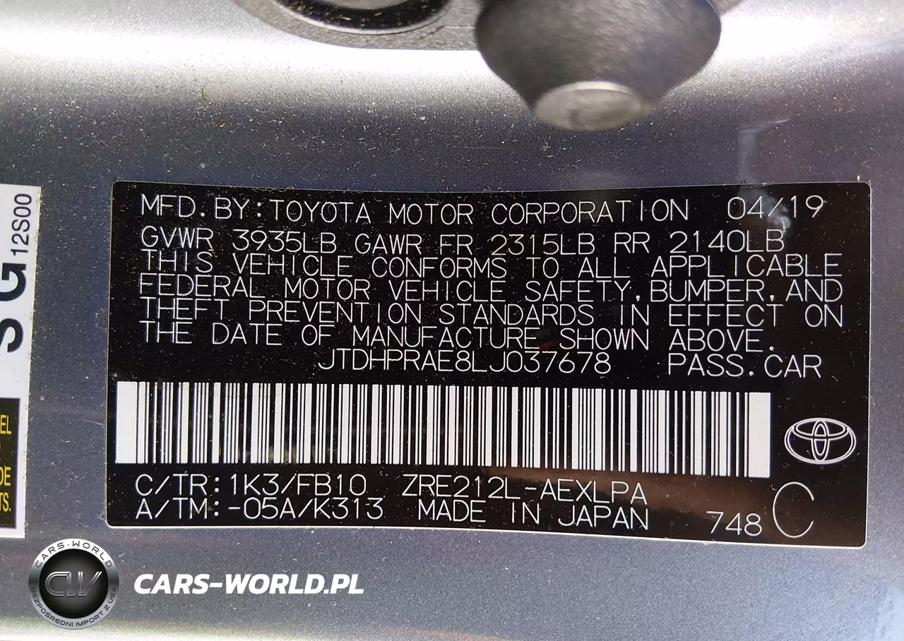 2020 Toyota Corolla Le VIN:JTDHPRAE8LJ037678 - 9
