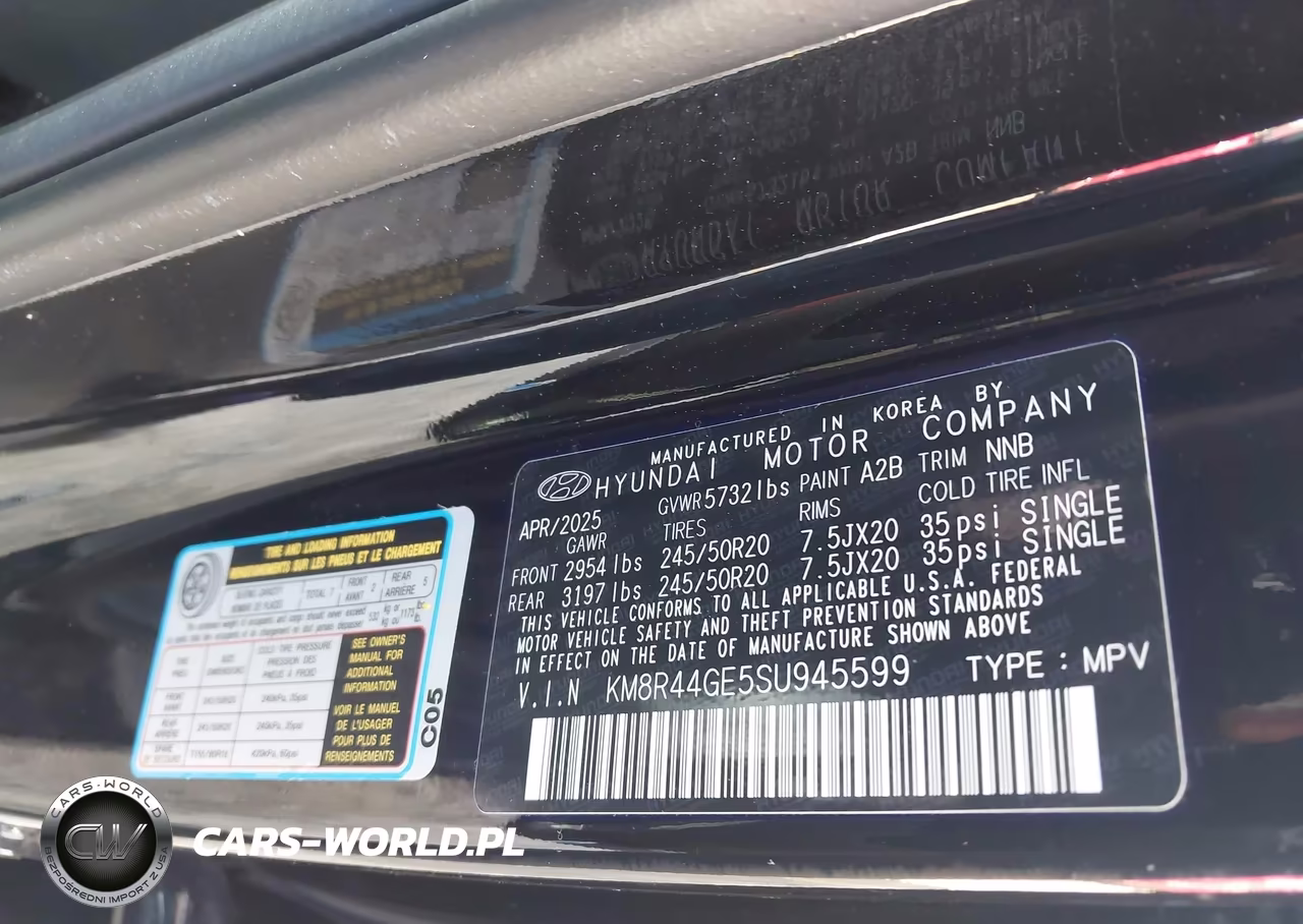 2025 Hyundai Palisade Sel Premium VIN:KM8R44GE5SU945599 - 9