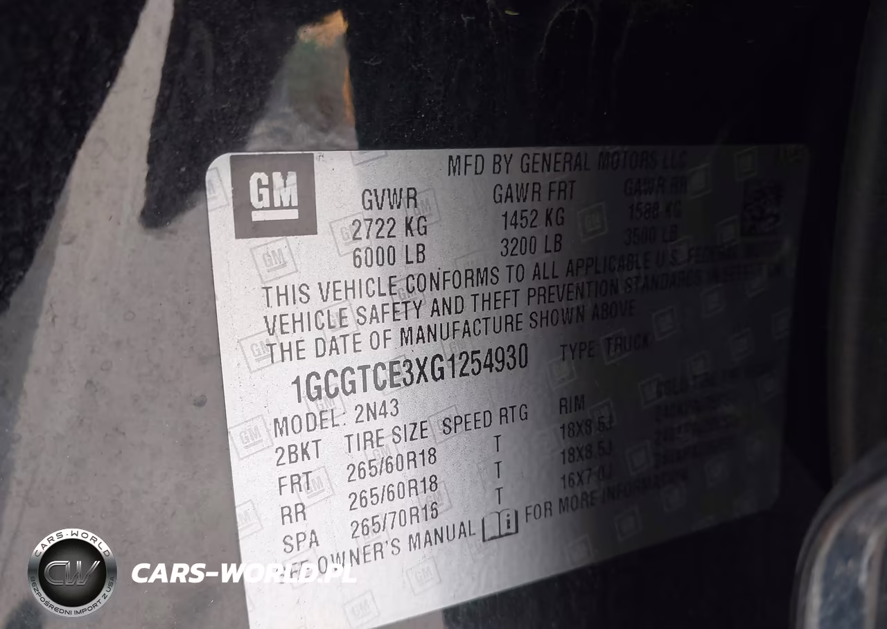 2016 Chevrolet Colorado Lt VIN:1GCGTCE3XG1254930 - 9