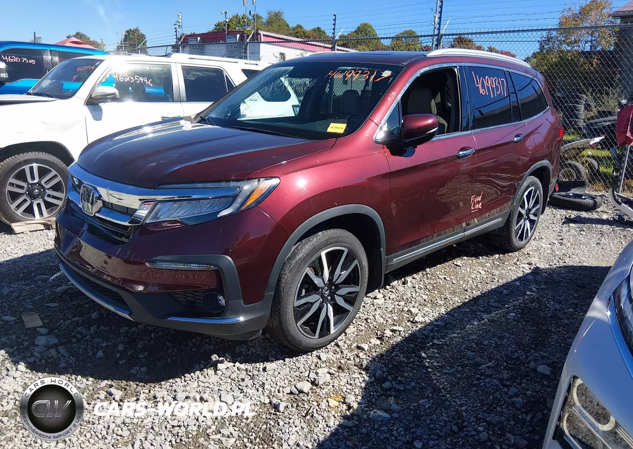 2021 Honda Piloto Awd Touring 8 Passenger VIN:5FNYF6H9XMB063279 - 2