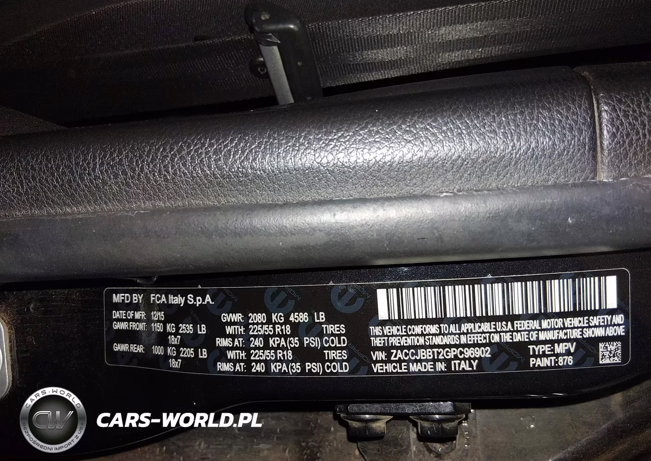 2016 Jeep Renegade Justice VIN:ZACCJBBT2GPC96902 - 9