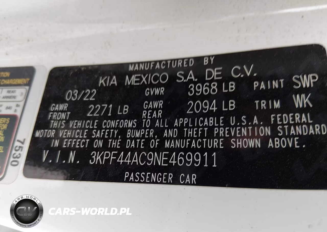 2022 Kia Forte Gt VIN:3KPF44AC9NE469911 - 9