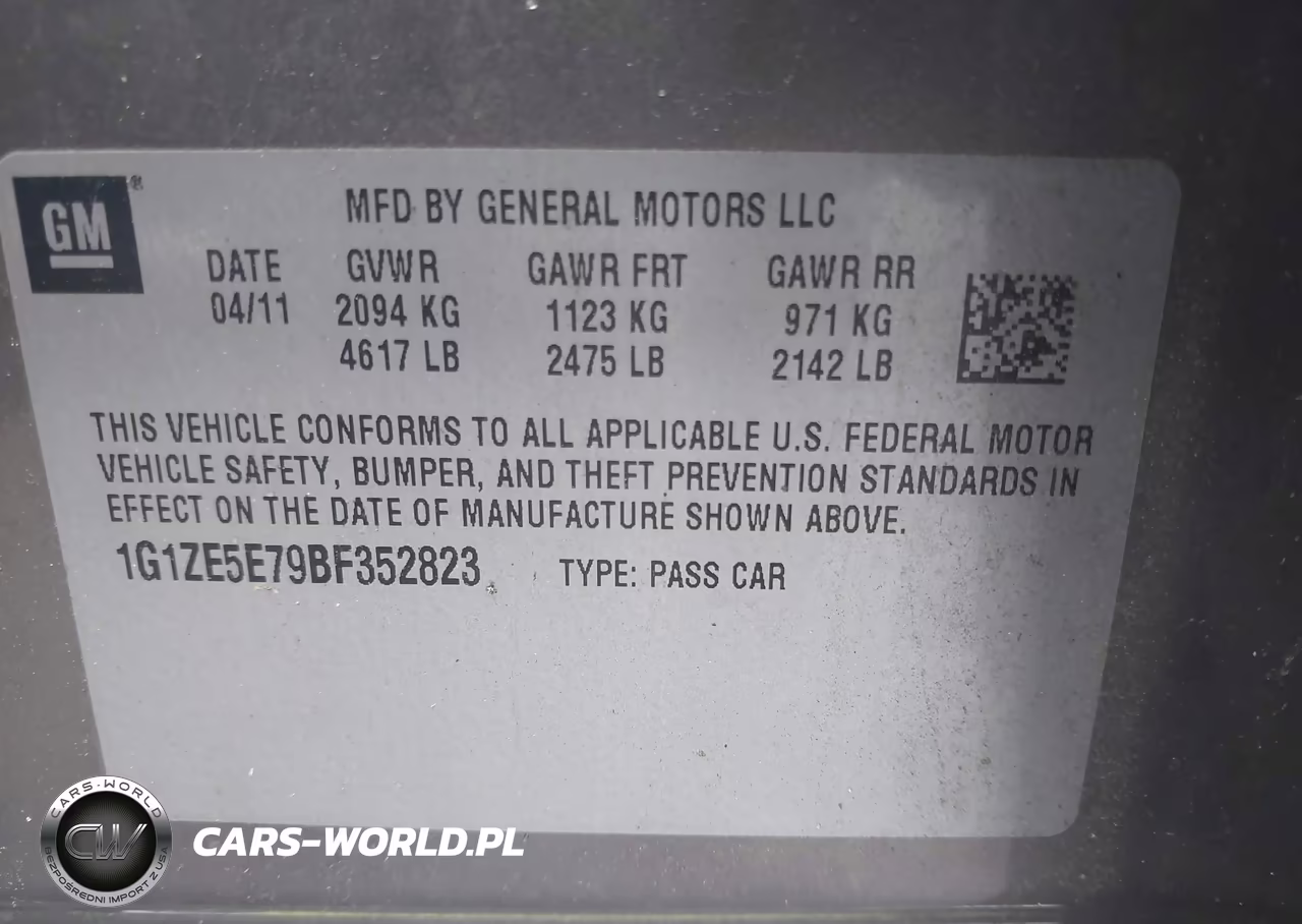 2011 Chevrolet Malibu Ltz VIN:1G1ZE5E79BF352823 - 9