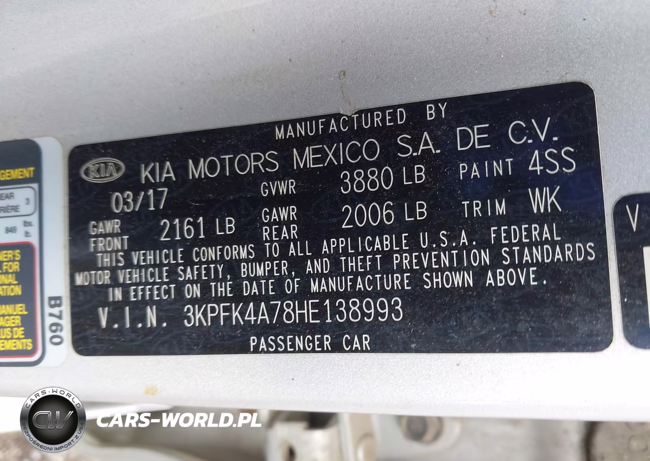 2017 Kia Forte Lx VIN:3KPFK4A78HE138993 - 9