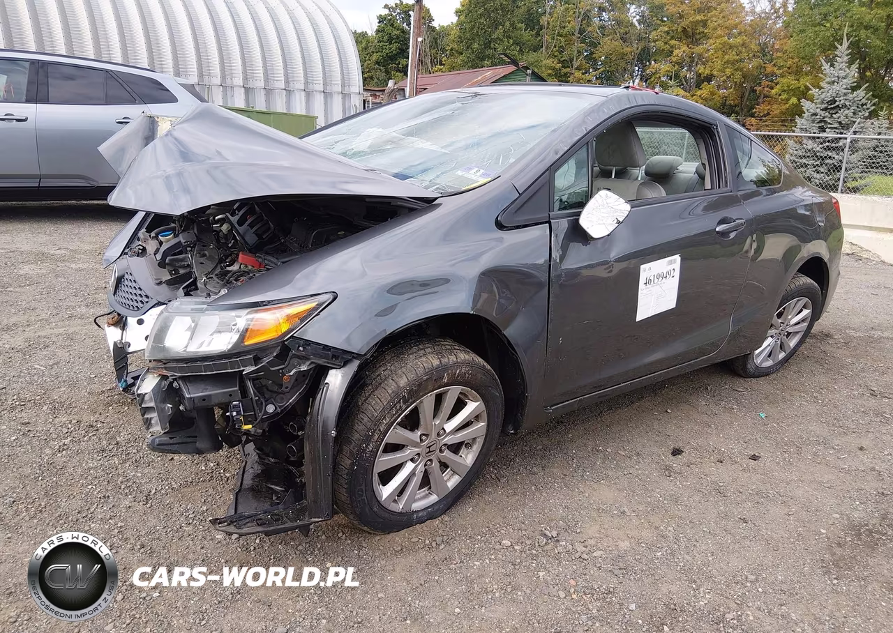 2012 Honda Civic Ex VIN:2HGFG3B87CH501852 - 2