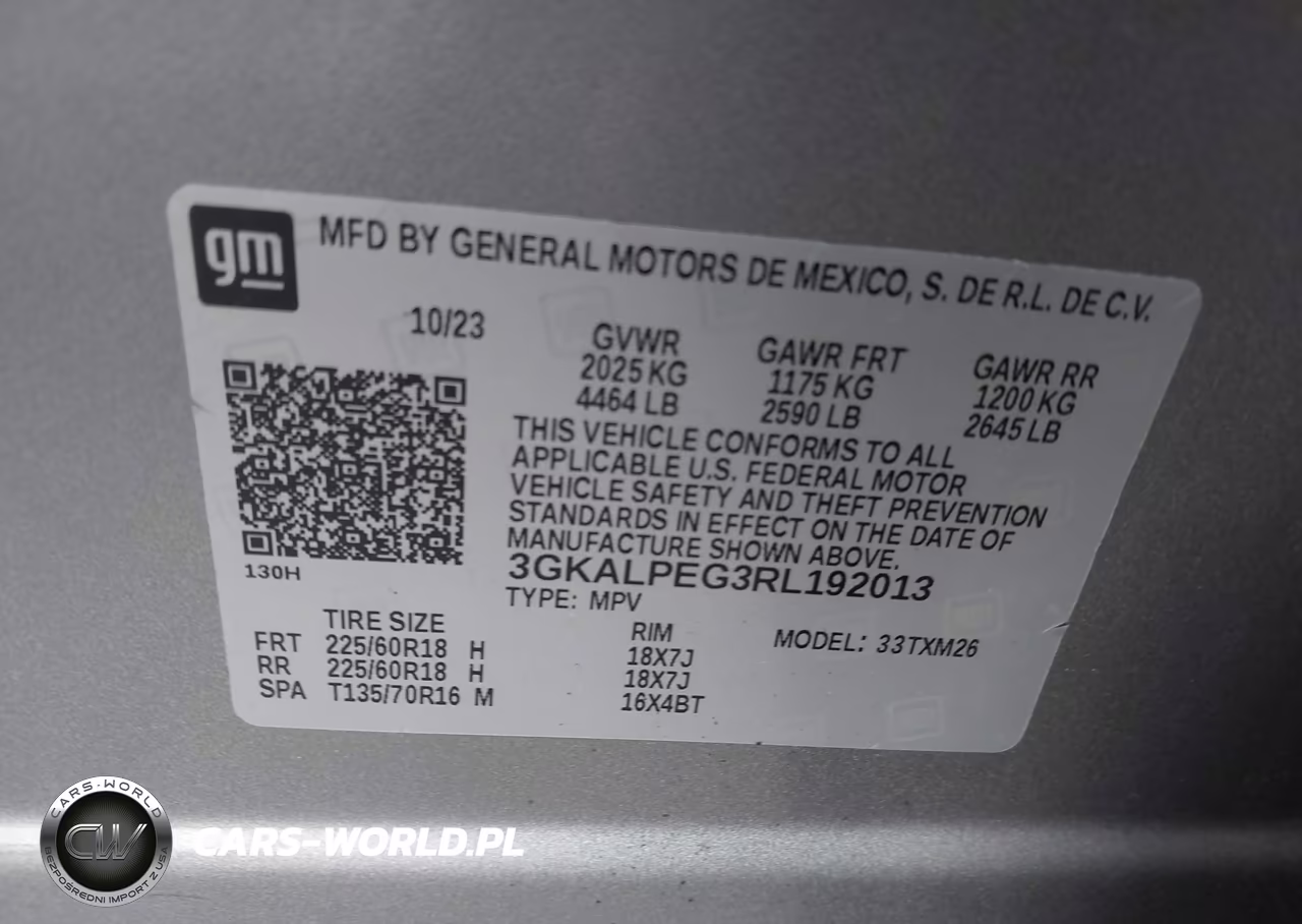 2024 GMC Terrain Fwd Slt VIN:3GKALPEG3RL192013 - 9