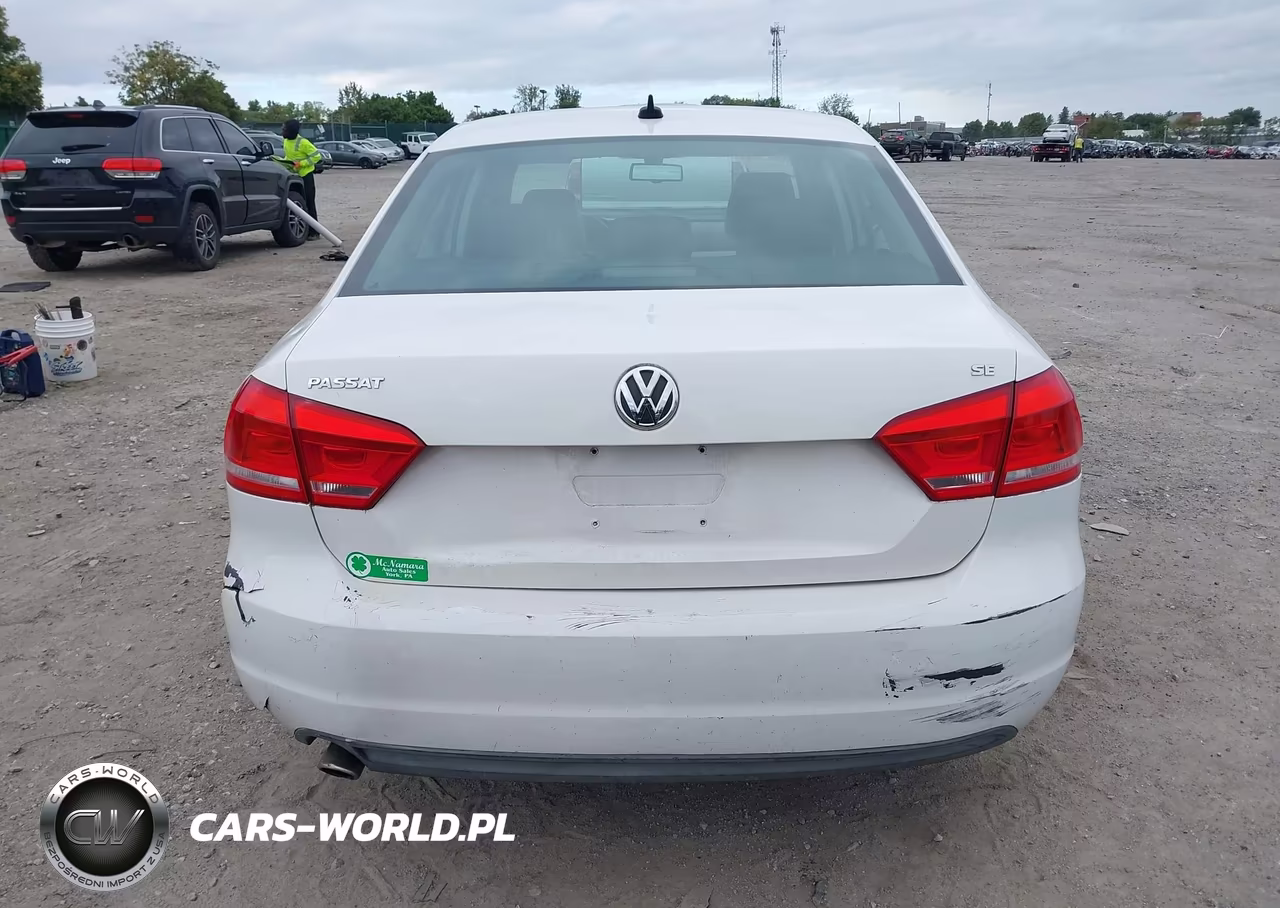2013 Volkswagen Passat Se W-Sunroof VIN:1VWBP7A34DC073783 - 15