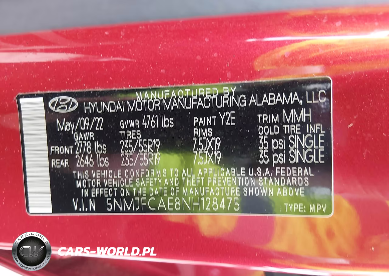 2022 Hyundai Tucson Sel VIN:5NMJFCAE8NH128475 - 9