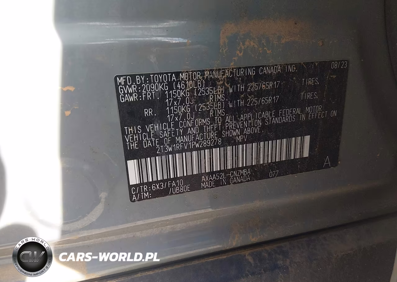 2023 Toyota Rav4 Xle VIN:2T3W1RFV1PW289278 - 9