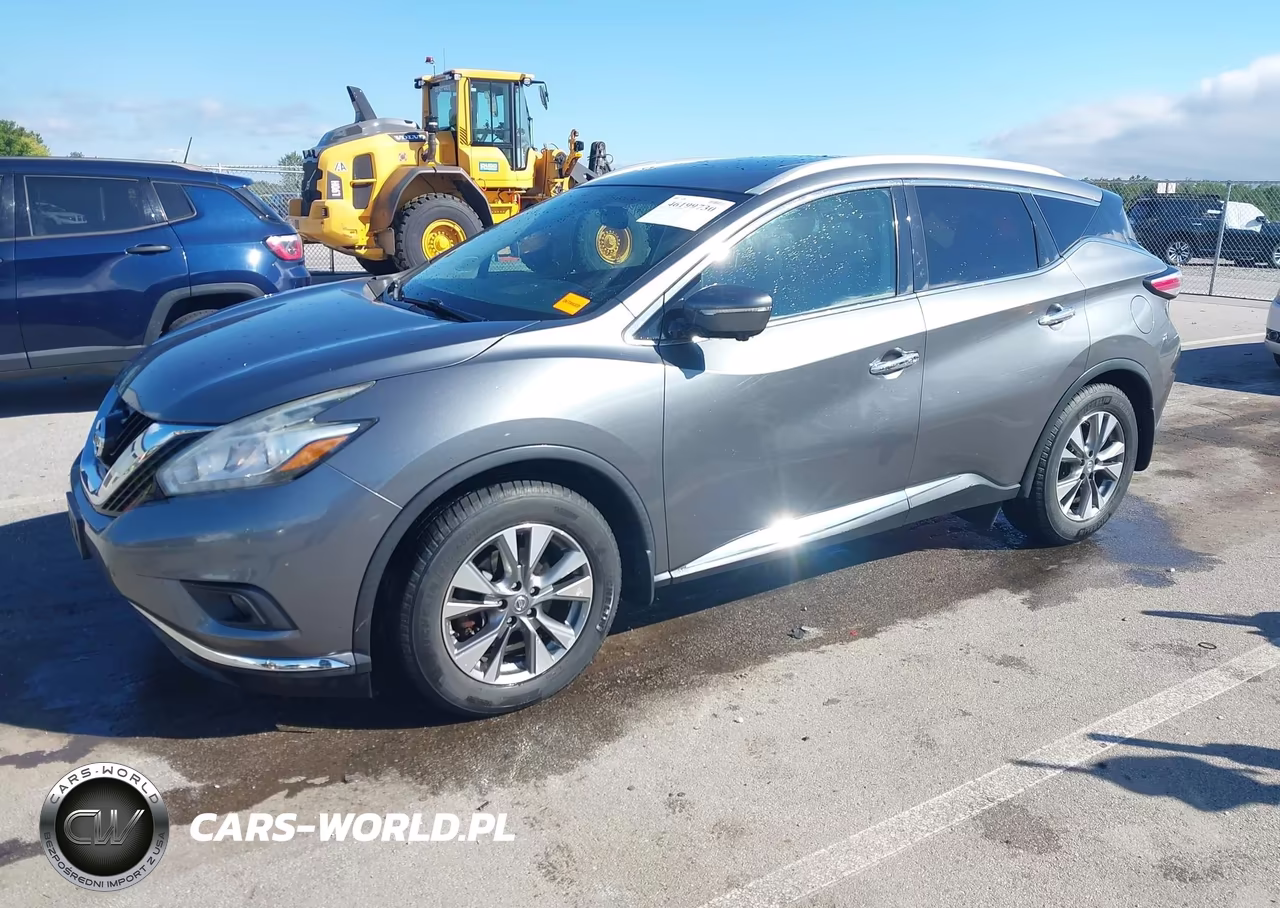 2015 Nissan Murano Sl VIN:5N1AZ2MH0FN236628 - 2