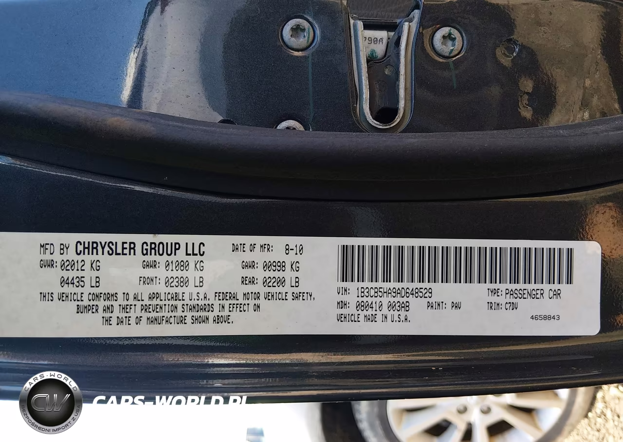 2010 Dodge Caliber Heat VIN:1B3CB5HA9AD648529 - 9