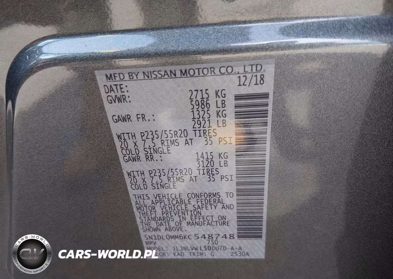 2019 Infiniti Qx60 Luxe VIN:5N1DL0MM6KC548748 - 9
