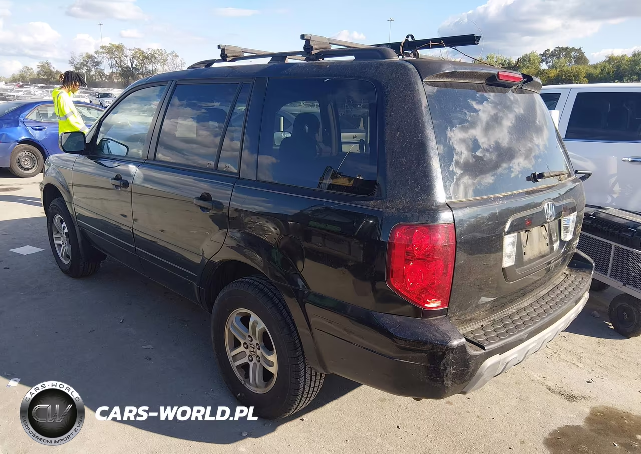 2005 Honda Pilot Ex-L VIN:5FNYF18515B055511 - 3