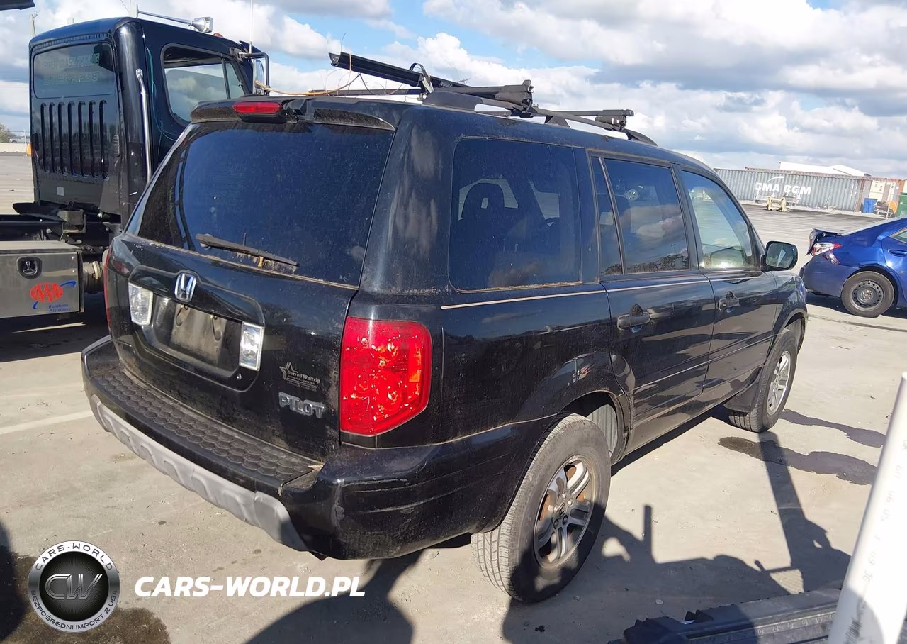 2005 Honda Pilot Ex-L VIN:5FNYF18515B055511 - 4