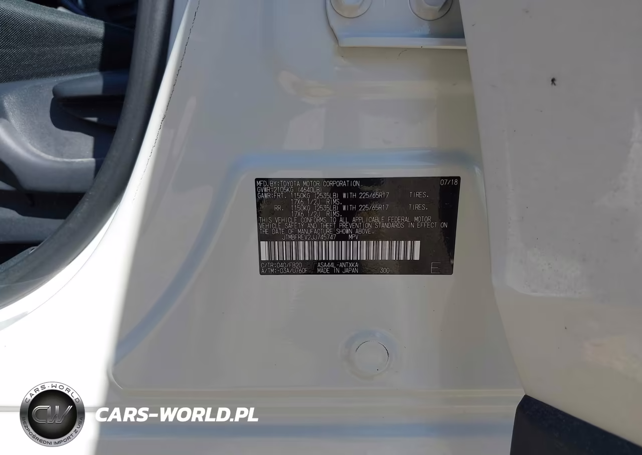 2018 Toyota Rav4 Le VIN:JTMBFREV2JJ745747 - 9