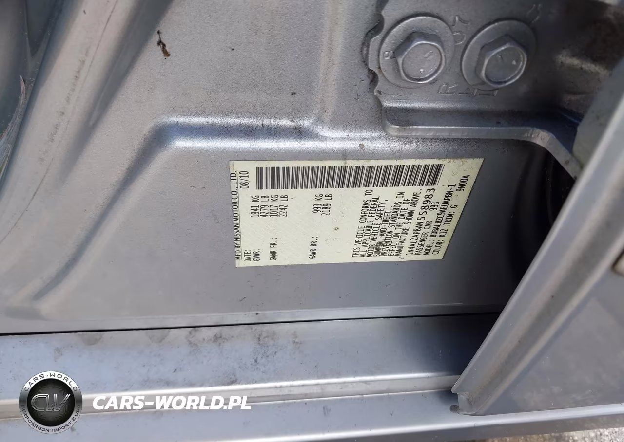 2010 Nissan Altima 2.5 S VIN:1N4AL2AP8AN558983 - 9