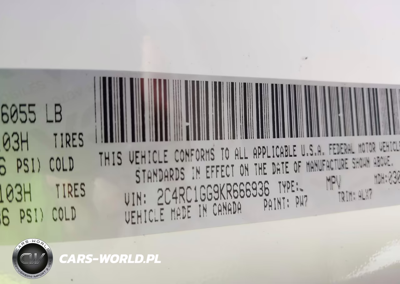 2019 Chrysler Pacifica Limited VIN:2C4RC1GG9KR666936 - 9