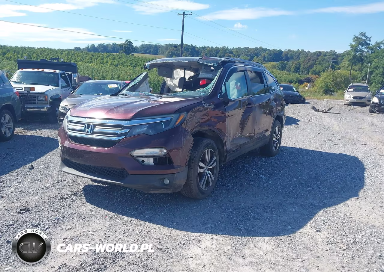 2016 Honda Pilot Ex-L VIN:5FNYF6H87GB069570 - 2