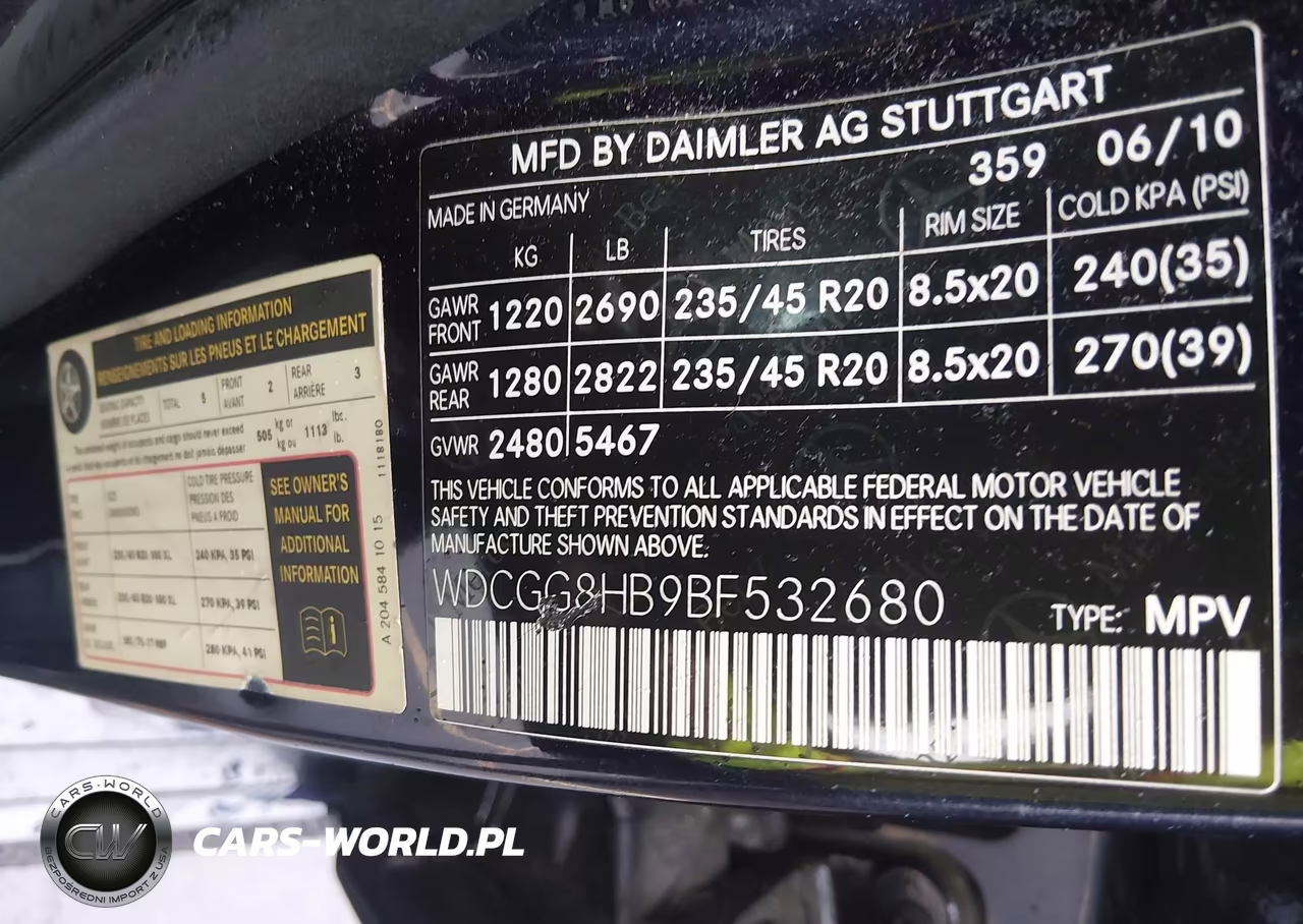 2011 Mercedes-Benz Glk 350 4Matic VIN:WDCGG8HB9BF532680 - 9