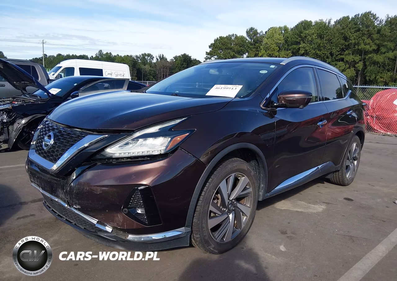 2019 Nissan Murano Sl VIN:5N1AZ2MJ7KN102602 - 2