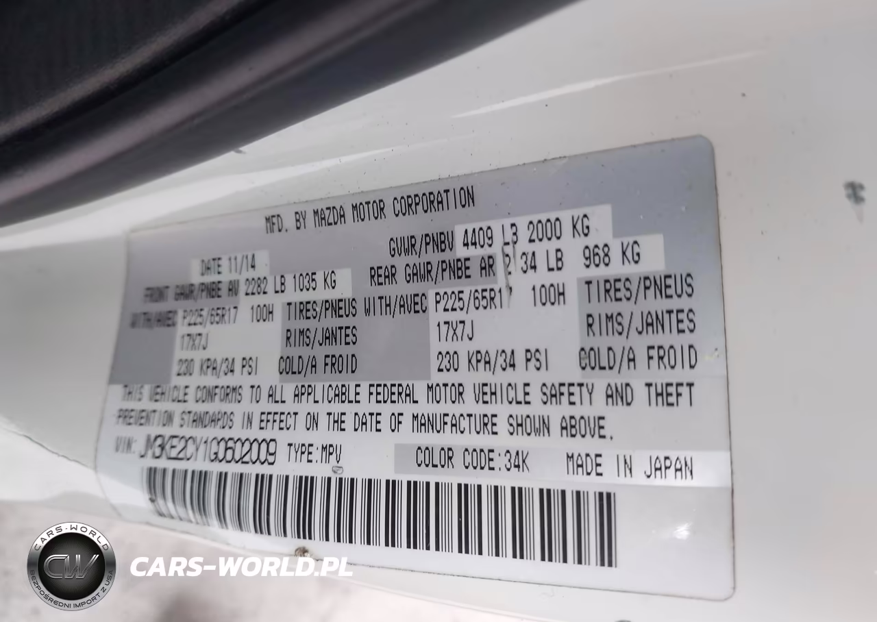 2016 Mazda Cx-5 Touring VIN:JM3KE2CY1G0602009 - 9