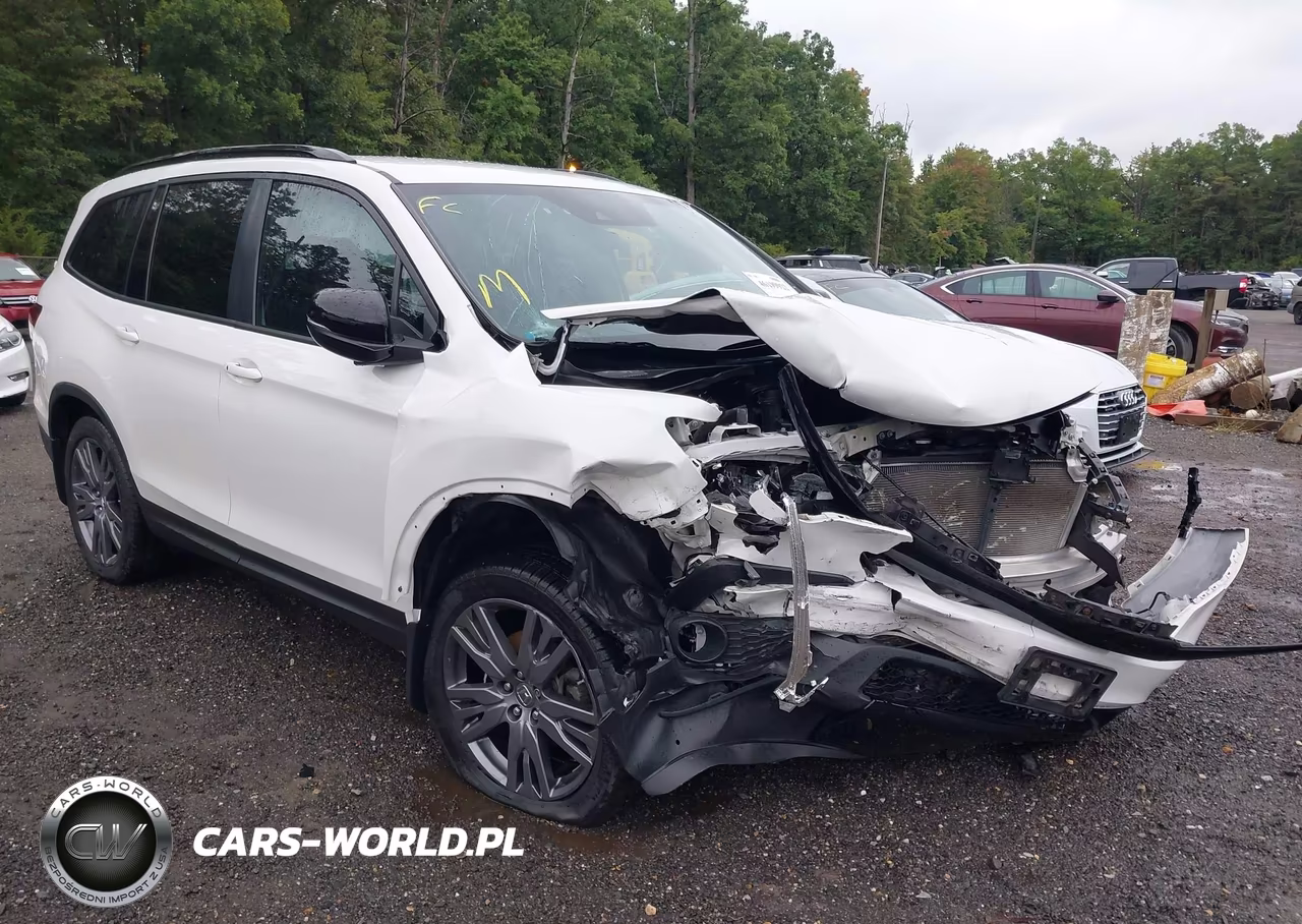 2022 Honda Pilot Awd Sport VIN:5FNYF6H35NB102969 - 1
