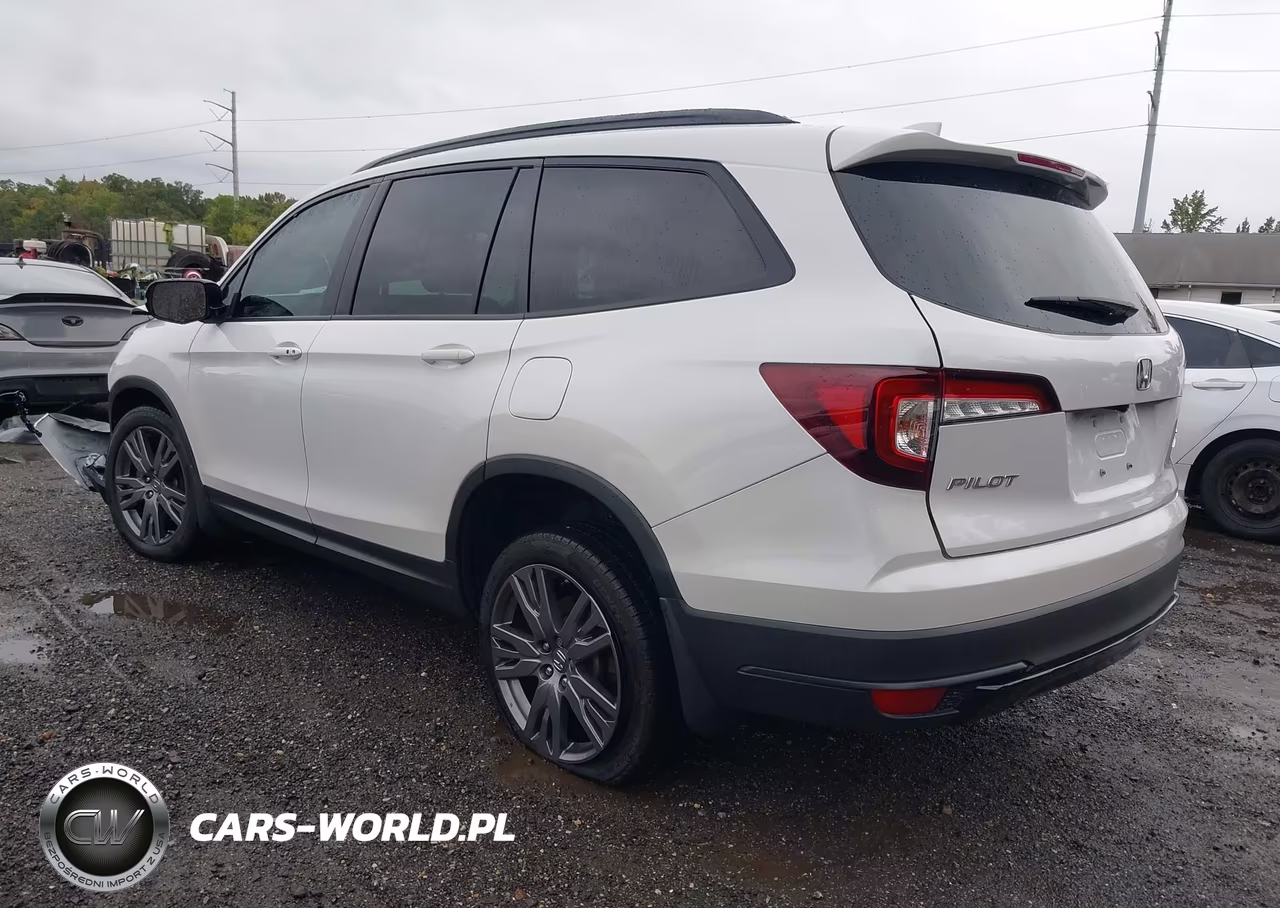 2022 Honda Pilot Awd Sport VIN:5FNYF6H35NB102969 - 3
