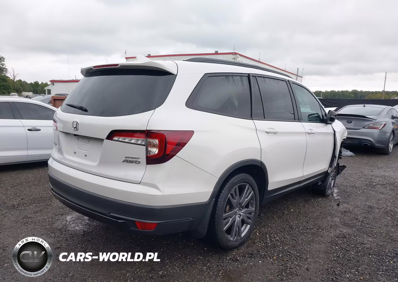 2022 Honda Pilot Awd Sport VIN:5FNYF6H35NB102969 - 4