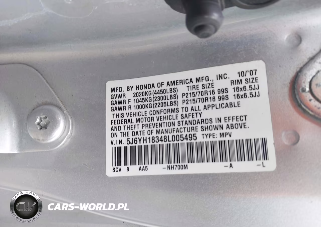 2008 Honda Element Lx VIN:5J6YH18348L005495 - 9