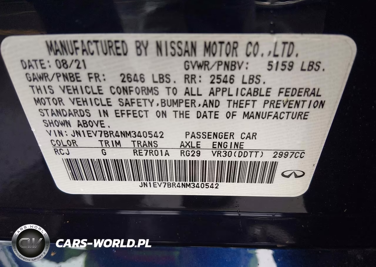 2022 Infiniti Q50 Luxe Awd VIN:JN1EV7BR4NM340542 - 9
