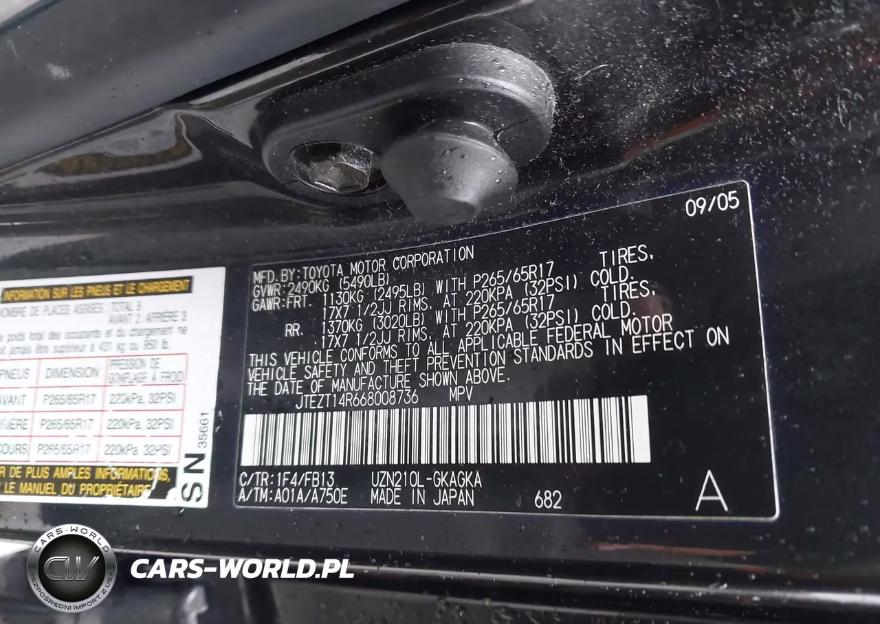 2006 Toyota 4Runner Sr5 Sport VIN:JTEZT14R668008736 - 9