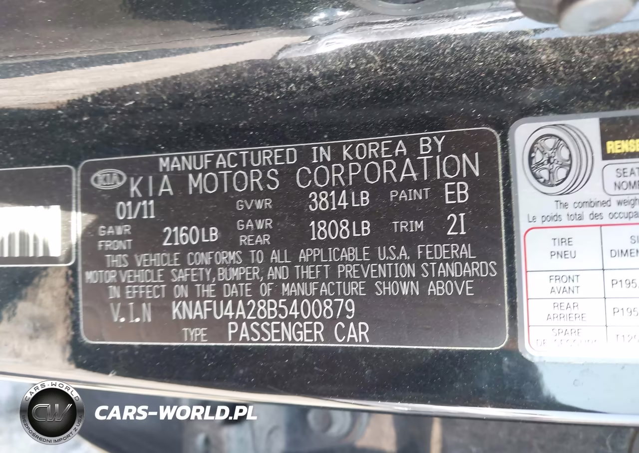 2011 Kia Forte Ex VIN:KNAFU4A28B5400879 - 9