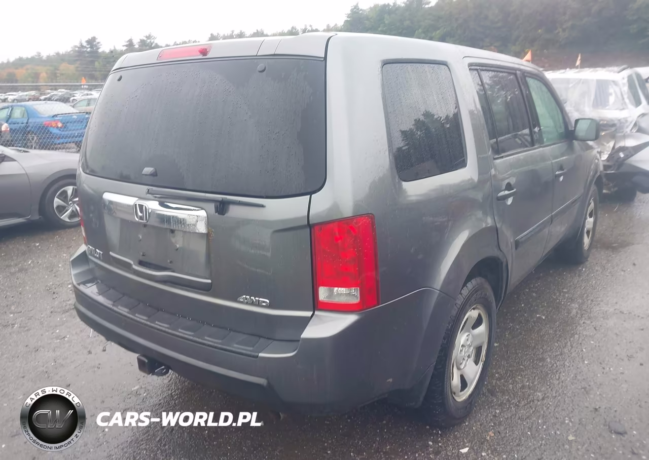 2011 Honda Pilot Lx VIN:5FNYF4H26BB055362 - 4