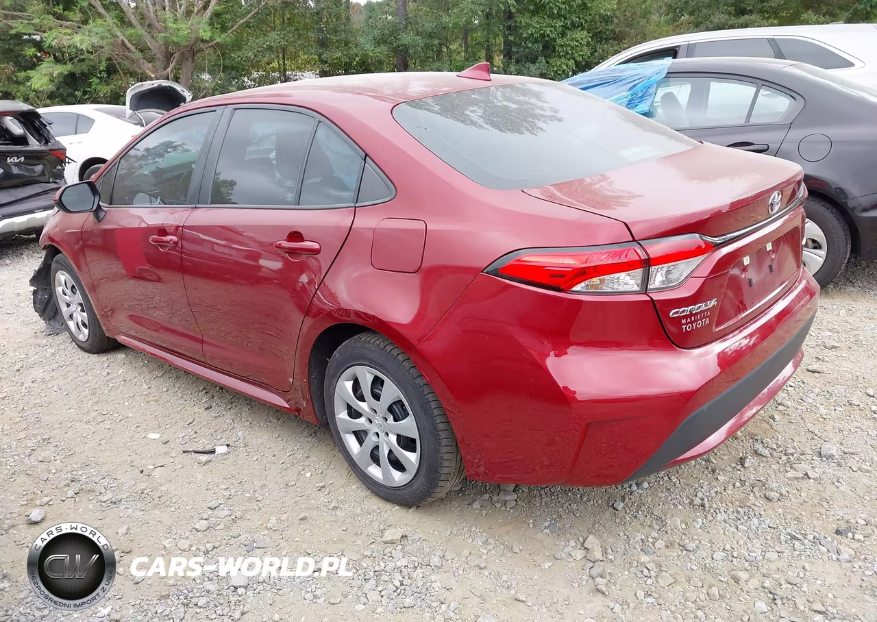 2022 Toyota Corolla Le VIN:5YFEPMAE1NP389649 - 3