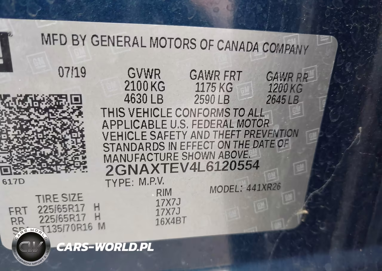 2020 Chevrolet Equinox Awd 2Fl VIN:2GNAXTEV4L6120554 - 9