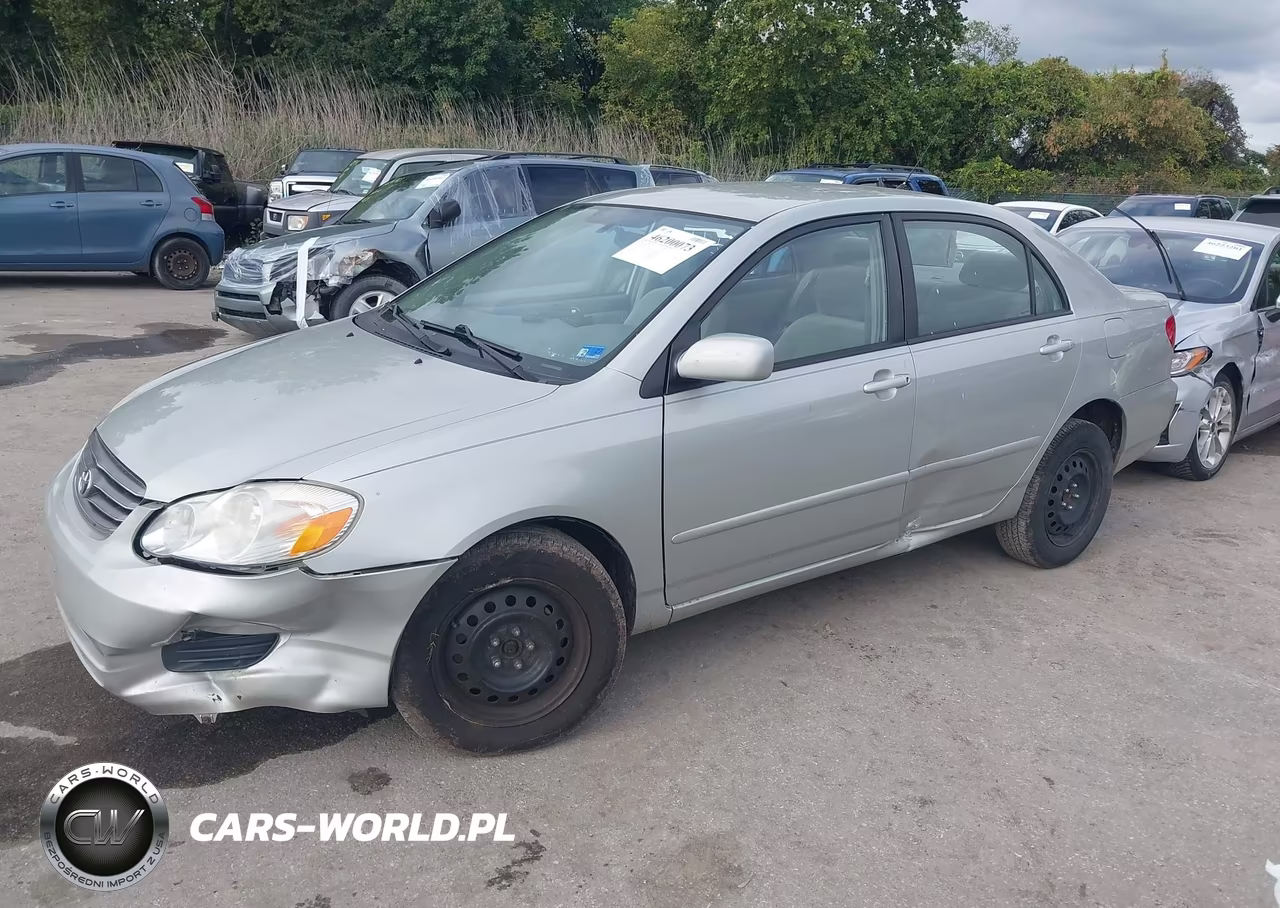 2003 Toyota Corolla Le VIN:2T1BR38E93C107039 - 2