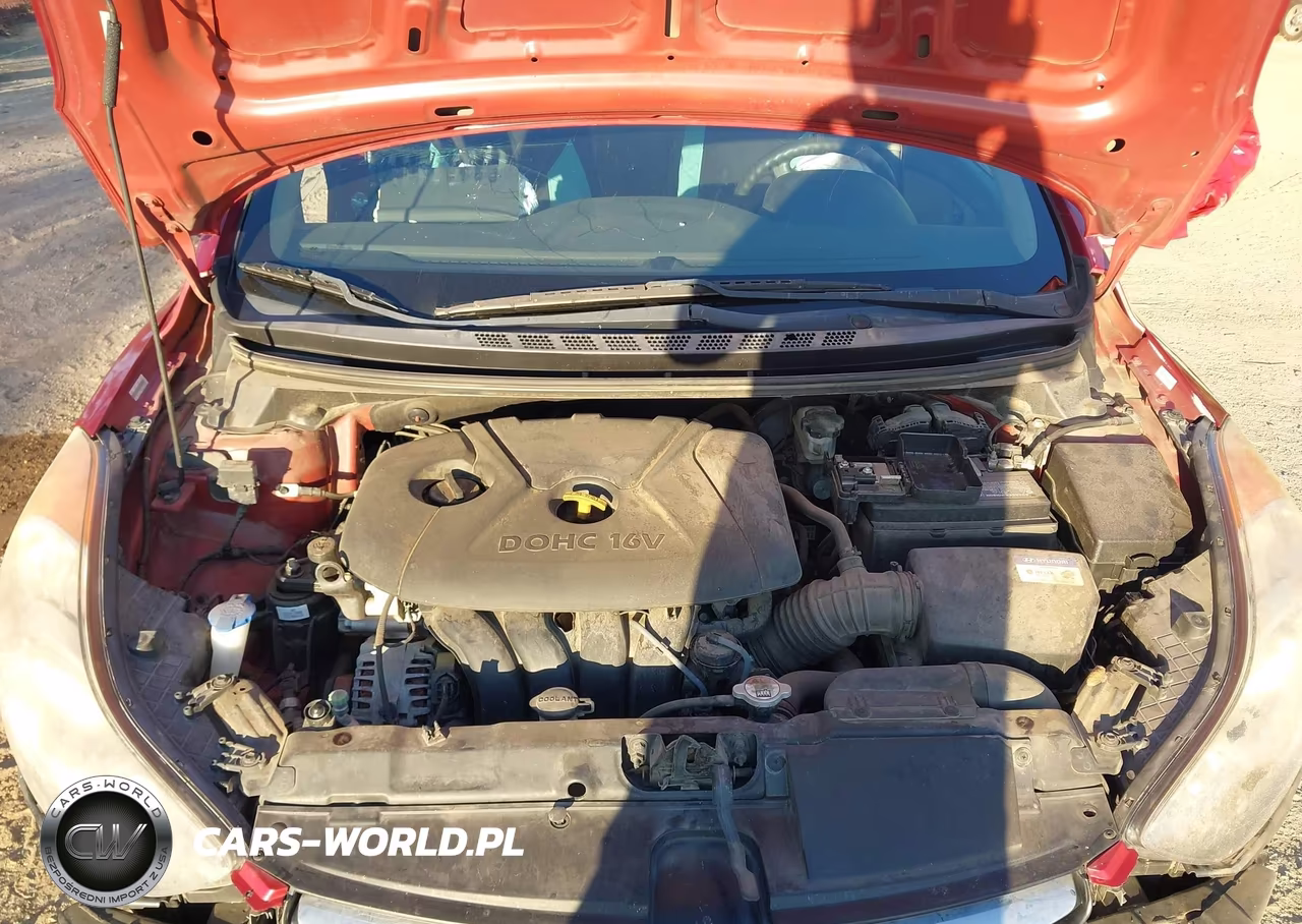 2013 Hyundai Elantra Gls VIN:KMHDH4AE1DU526109 - 10