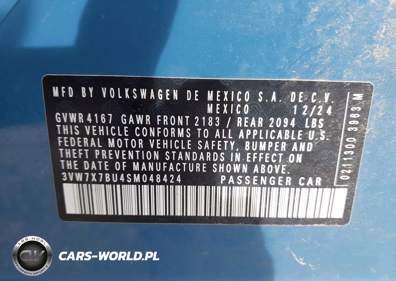 2025 Volkswagen Jetta 1.5T Se VIN:3VW7X7BU4SM048424 - 9