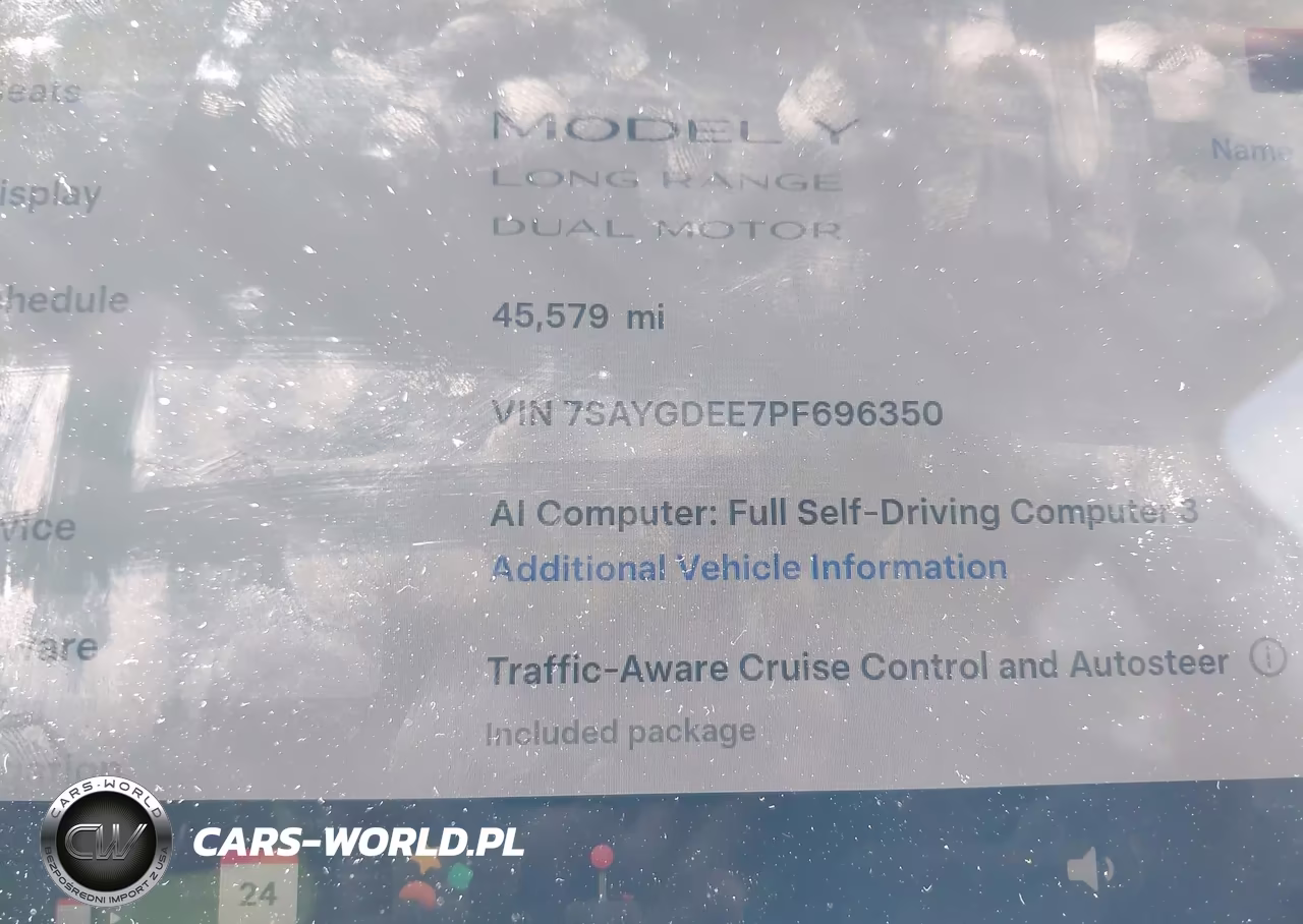 2023 Tesla Model Y Awd-Long Range VIN:7SAYGDEE7PF696350 - 15