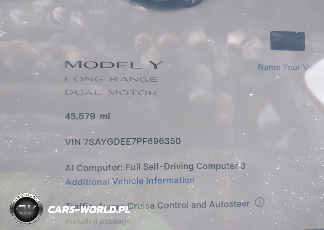 2023 Tesla Model Y Awd-Long Range VIN:7SAYGDEE7PF696350 - 9
