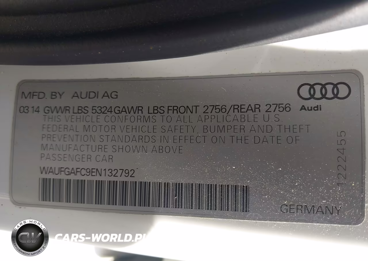 2014 Audi A6 3.0T Premium Plus VIN:WAUFGAFC9EN132792 - 9