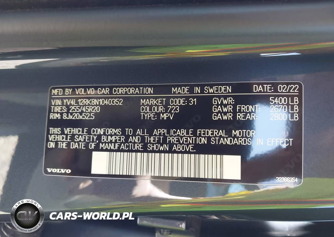 2022 Volvo Xc60 B5 Momentum VIN:YV4L12RK8N1040352 - 9
