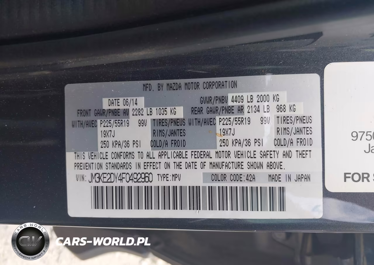 2015 Mazda Cx-5 Grand Touring VIN:JM3KE2DY4F0492960 - 9